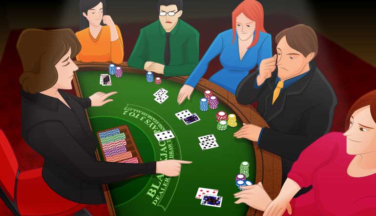 Image De Table De Blackjack