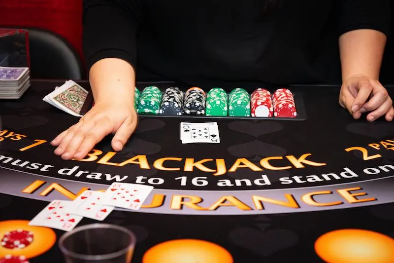 mesa de blackjack