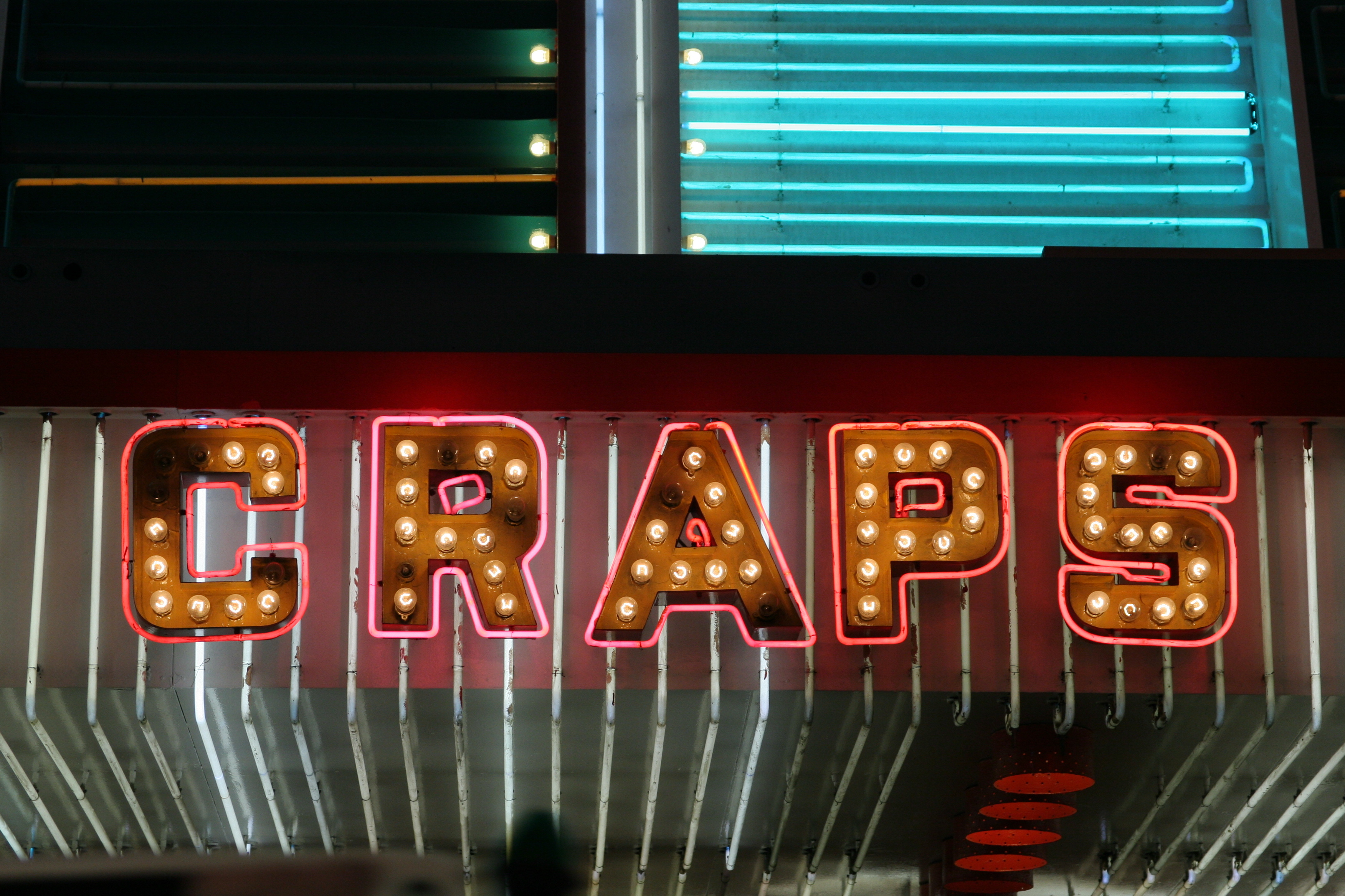 sinal craps casino luzes