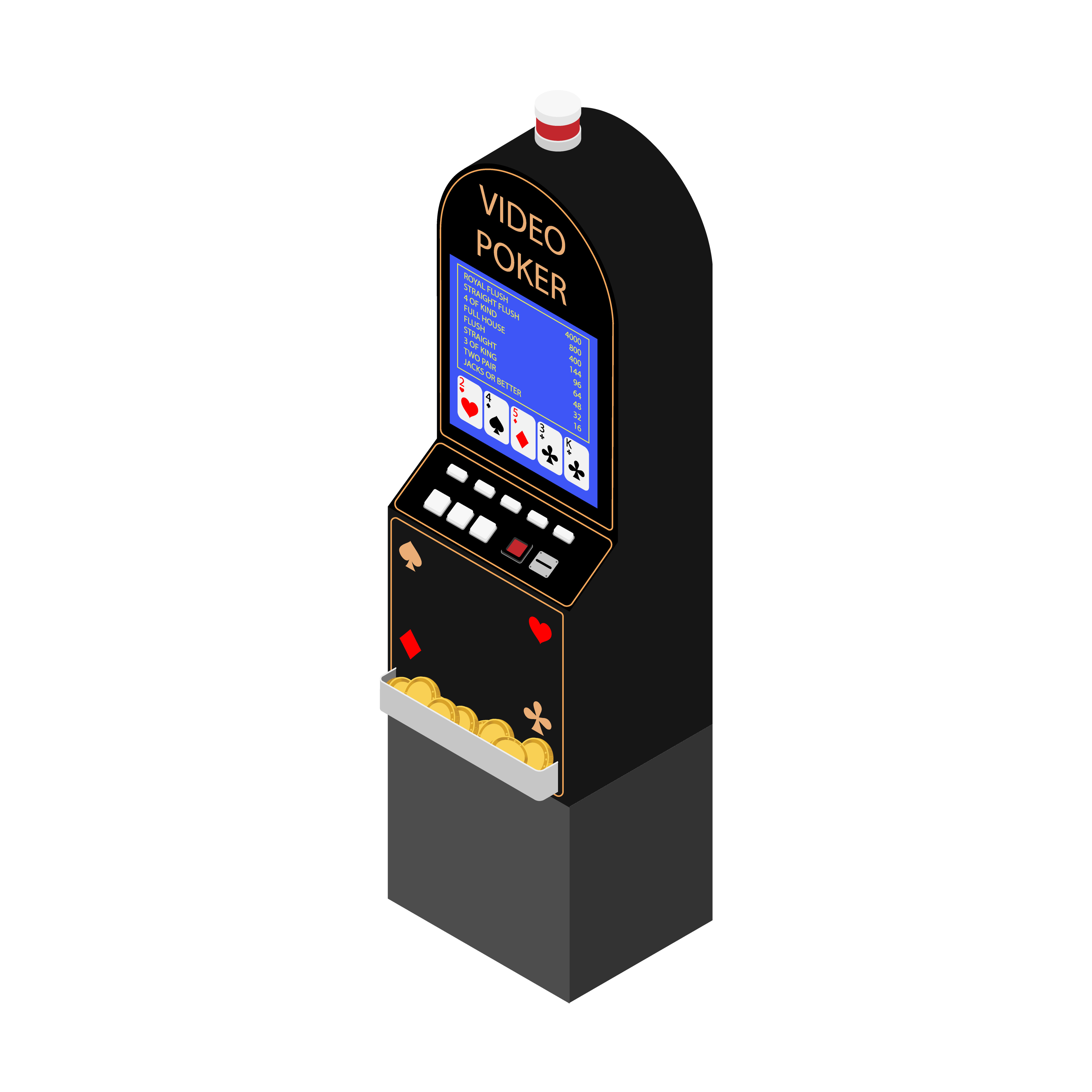 máquina de video poker