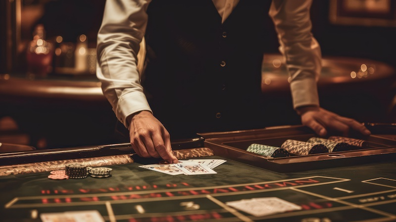 dealer de casino baccarat