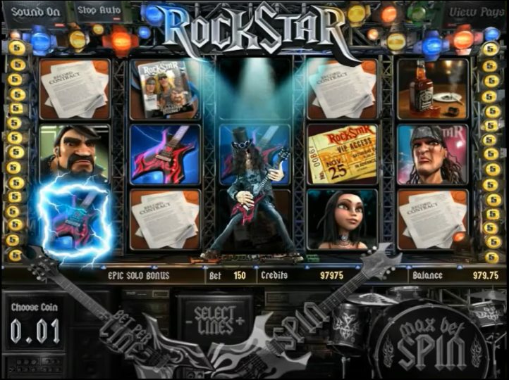 rockstar slot machine