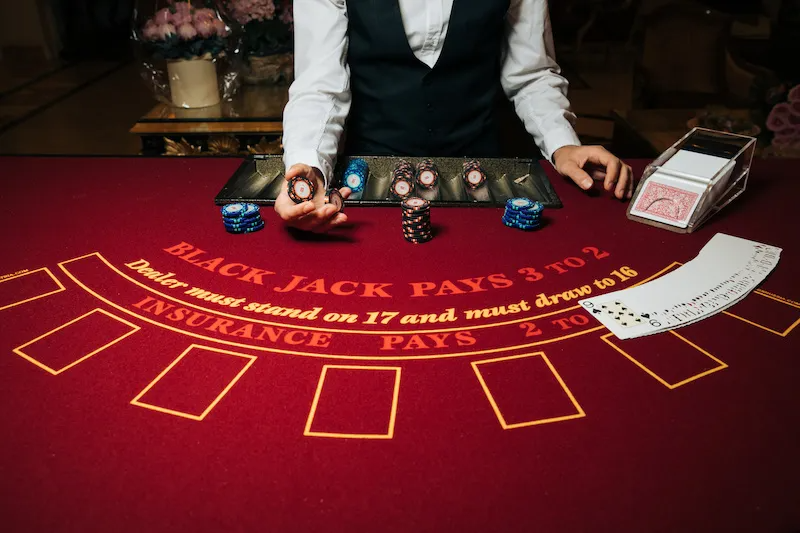 mesa de blackjack