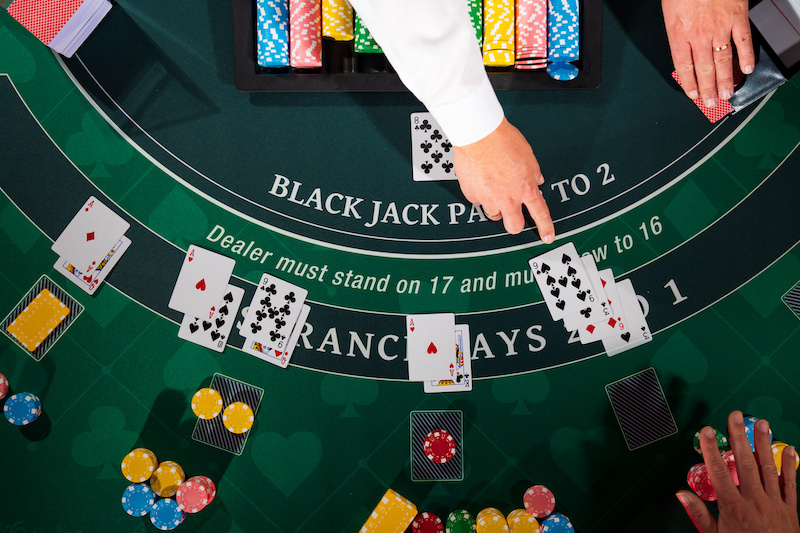 mesa de blackjack