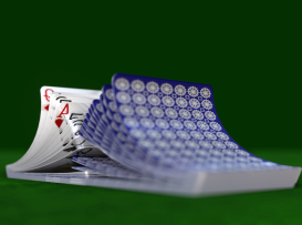 baralho de cartas embaralhado