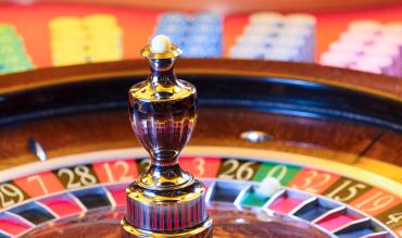 roda de roleta a girar