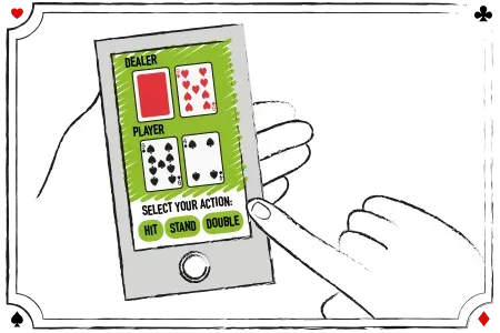Blackjack no smartphone